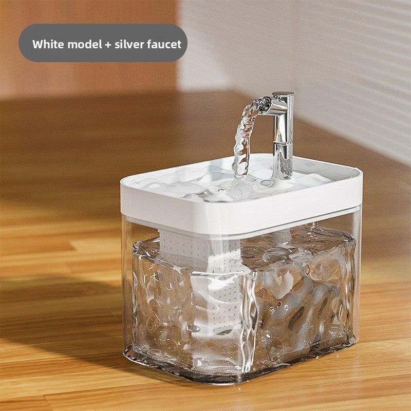 Pet cat water fountain