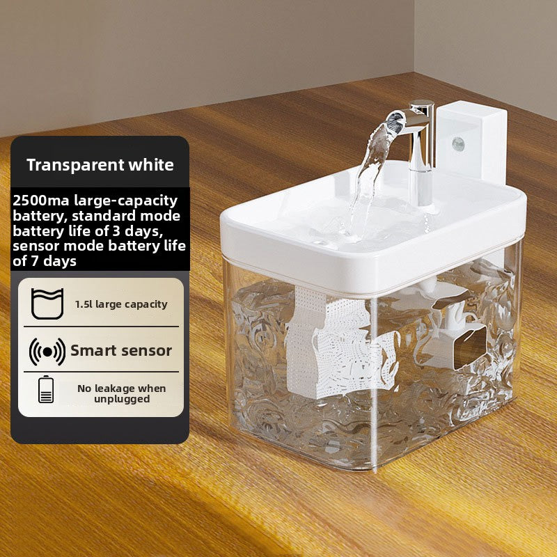 Pet cat water fountain