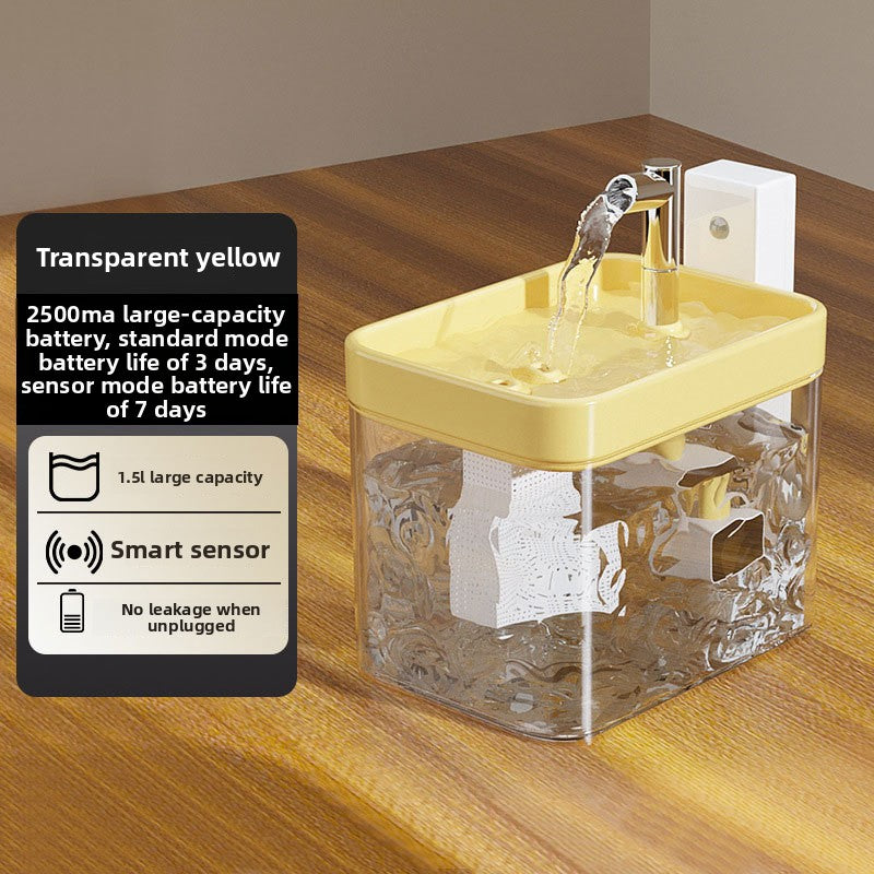 Pet cat water fountain