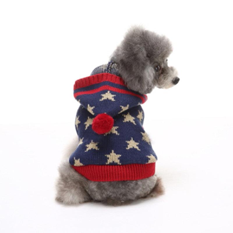 Knitted Pet Sweater for Dogs and Cats