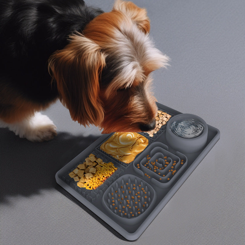 pet licking mat pet food set