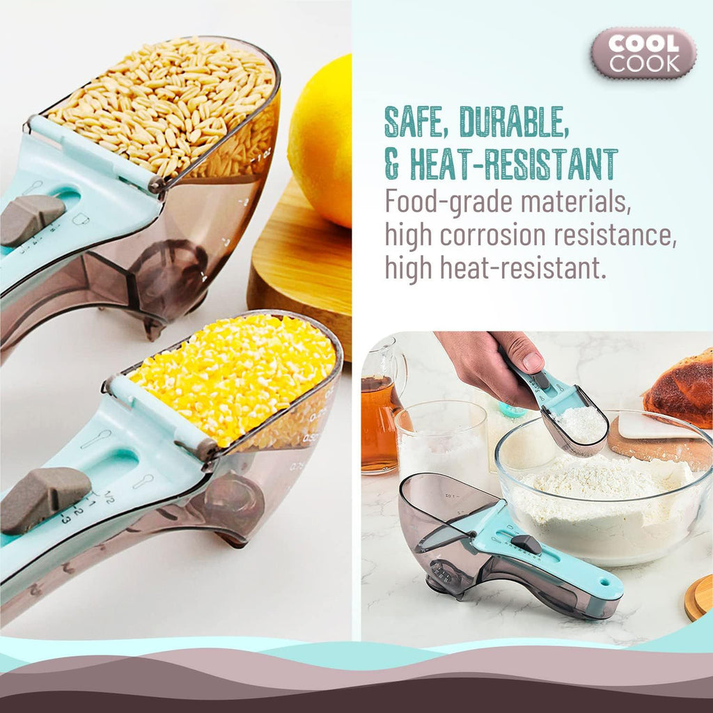 Plastic measuring spoon 2 piece set