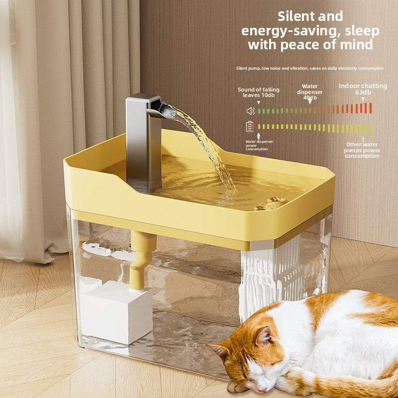 Pet cat water fountain