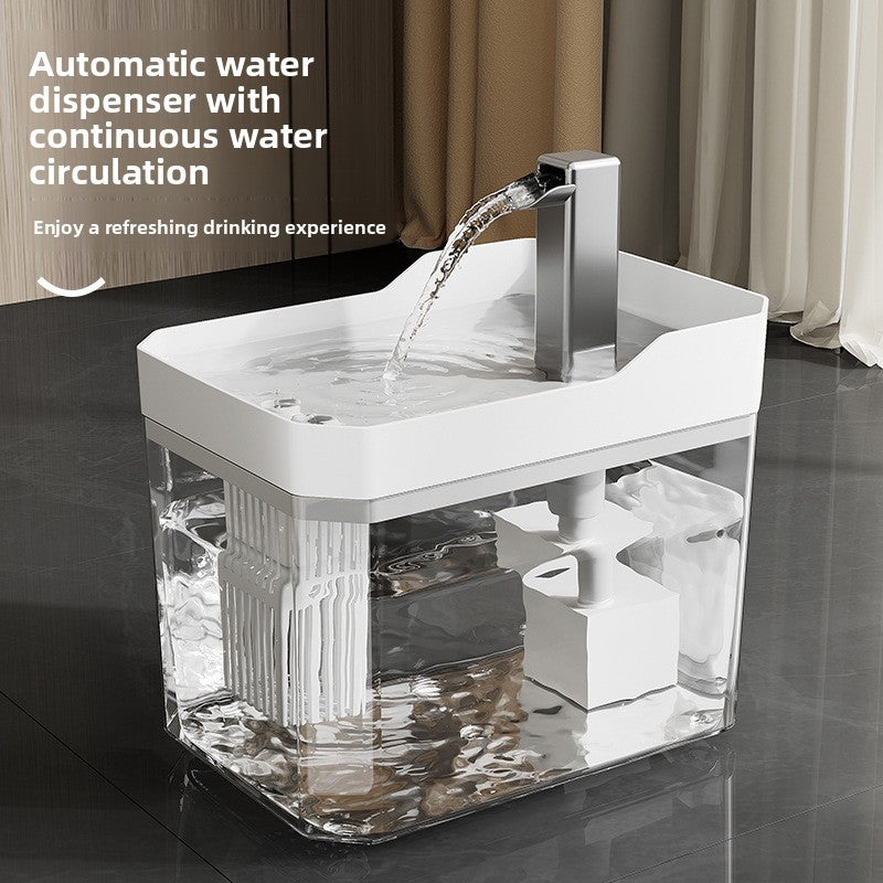 Pet cat water fountain