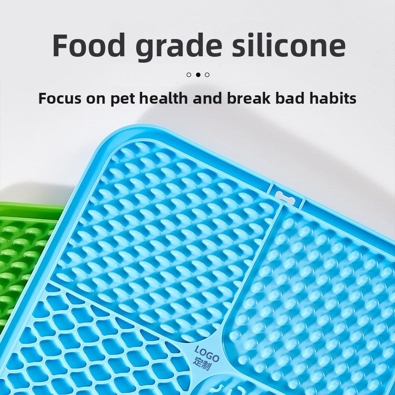 Silicone pet licking pad