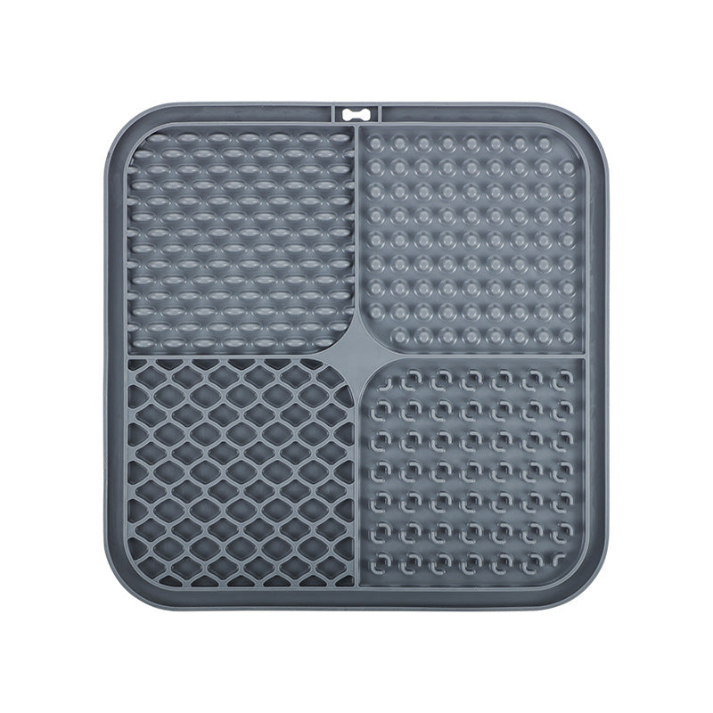 Silicone pet licking pad
