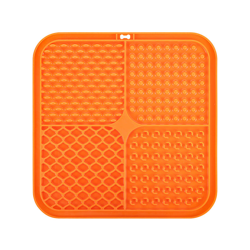 Silicone pet licking pad