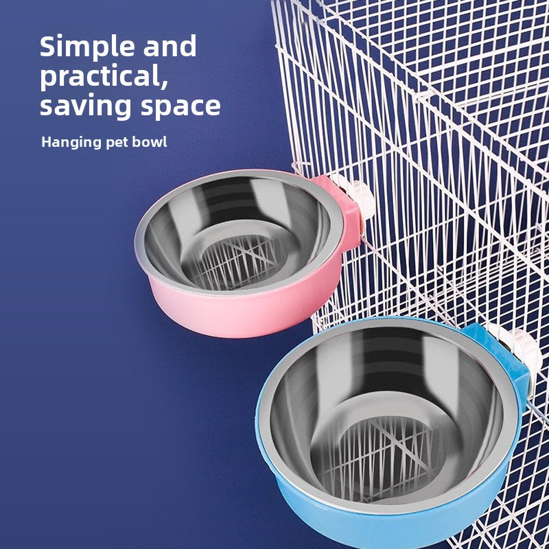 Anti-tipping feeding bowl