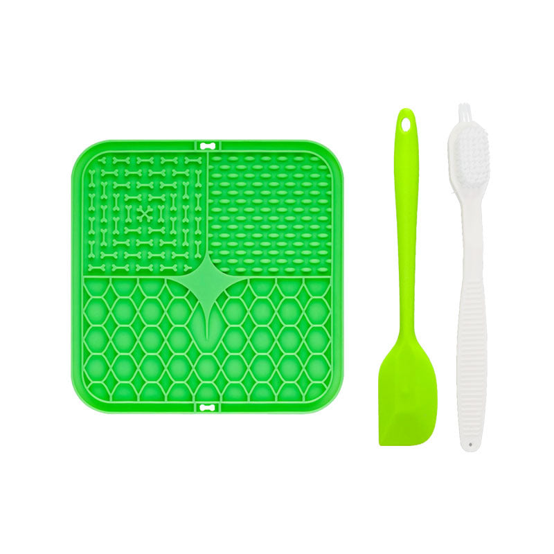 Silicone pet licking pad