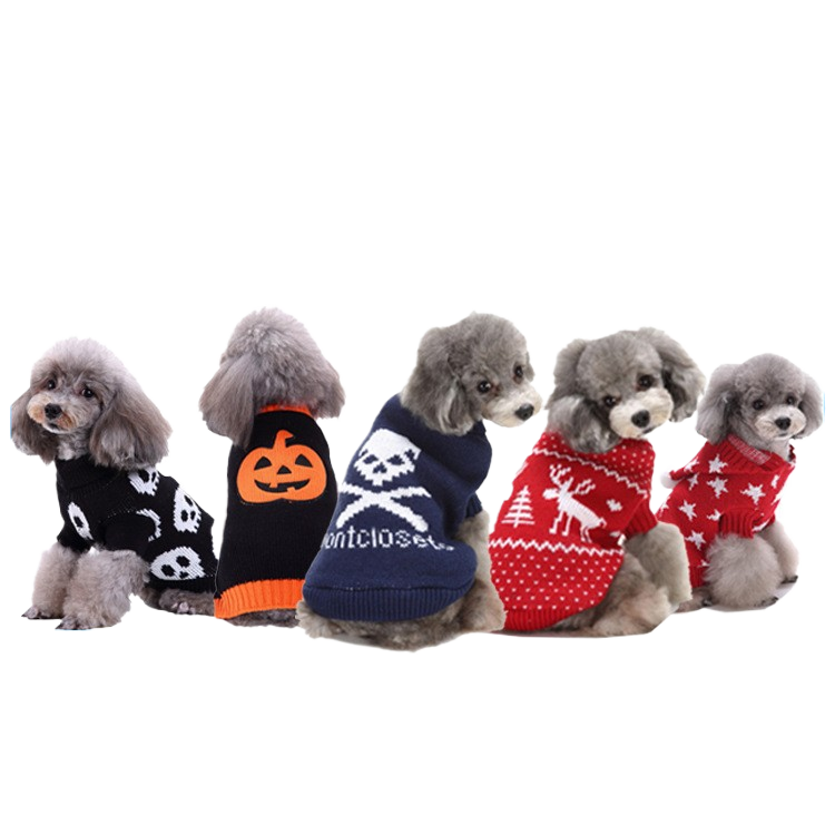 Knitted Pet Sweater for Dogs and Cats