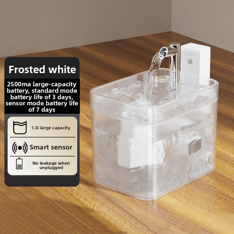 Pet cat water fountain